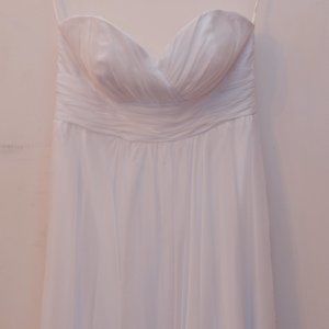 Prom/Wedding White Dress Strapless